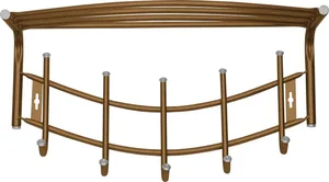 НИКА Вешалка настенная металлическая МЕДНЫЙ АНТИК Ника-Премиум ВНП4