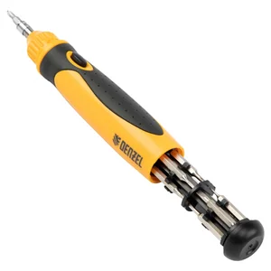 Denzel Отвертка реверсивная, механизм SmartPush mini 11 шт, CrMo // 7711609