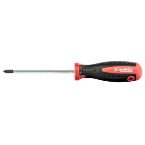 Matrix Отвертка Profi, PH1 х 100 мм, S2, двухкомпонентная рукоятка 11842