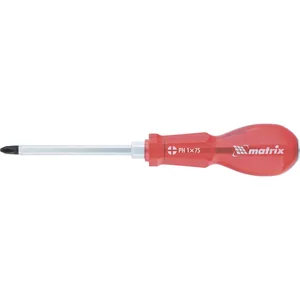 Matrix Ударная отвертка c усилителем под гаечный ключ, PH3 x 150 мм, пластиковая рукоятка, CrV 19111