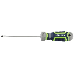 Сибртех Отвертка SL4 х 100 мм, CrV, четырехкомпонентная рукоятка 12262