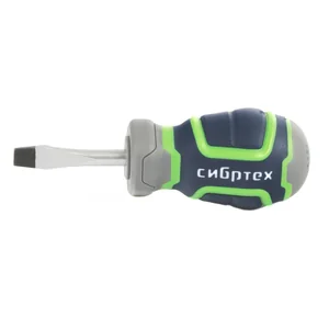 Сибртех Отвертка SL6 х 38 мм, CrV, четырехкомпонентная рукоятка 12260