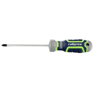 Сибртех Отвертка PH1 х 100 мм, CrV, четырехкомпонентная рукоятка 12273