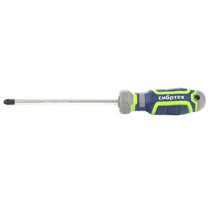 Сибртех Отвертка PZ3 x 150 мм, CrV, четырехкомпонентная рукоятка 12283