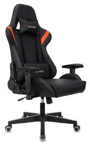 Бюрократ Кресло игровое Zombie Formula черный/красный эко.кожа