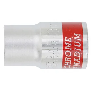 Matrix Головка торцевая, 13 мм, шестигранная, CrV, под квадрат 1/2, хромированная 13113