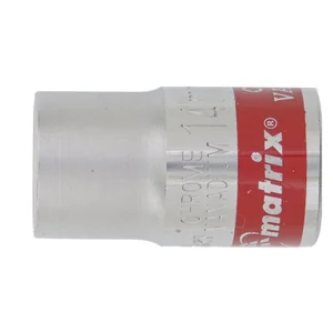 Matrix Головка торцевая, 14 мм, двенадцатигранная, CrV, под квадрат 1/2, хромированная 13688