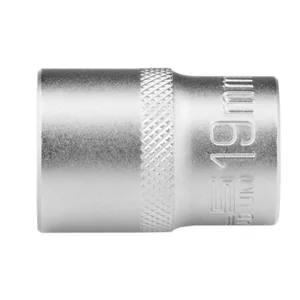 Stels Головка торцевая, 19 мм, двенадцатигранная, CrV, под квадрат 1/2, хромированная 13665