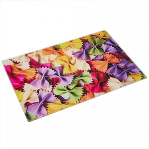 ALPENKOK Доска разделочная 20×30 см стеклянная AK-9047 Бантики