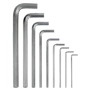 Denzel Набор ключей имбусовых, HEX, 2-12 мм, CrV, 9 шт., удлиненные 12369