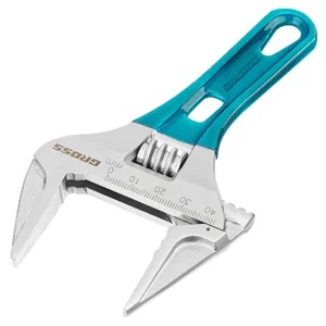 Gross Ключ разводной, 160 мм, CrV, укороченная ручка 15566