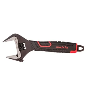 Matrix Ключ разводной, тонкие губки, фосфатированный, двухкомпонентная рукоятка, 200 мм, PRO 15577