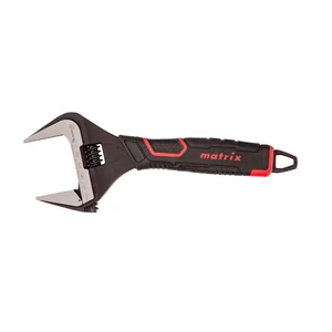 Matrix Ключ разводной, тонкие губки, фосфатированный, двухкомпонентная рукоятка, 250 мм, PRO 15578