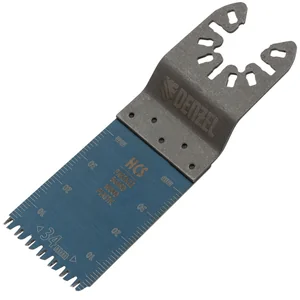 Denzel Насадка для МФИ режущая пазовая прямая, HCS, по дереву, ламинату 34 х 2.5 мм, крупный зуб 782315