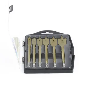 Matrix Набор сверл перовых по дереву, 10-12-16-18-20-25 мм, 6 шт, пластиковый кейс, 70445