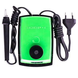 Сибртех Электроприбор для выжигания по дереву "Узор 1" с подставкой, запасная игла, 5 проекций 91304