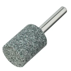 Denzel Шарошка абразивная, цилиндр, 19 x 25 мм, для дрели, хвостовик d6 мм, 63С 76025