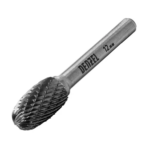 Denzel Борфреза по металлу твердосплавная, овальная, тип-E, 12 мм// 72038