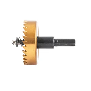 Denzel Коронка по металлу HSS, 50 мм, нитридтитановое покрытие 724116