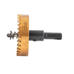 Denzel Коронка по металлу HSS, 55 мм, нитридтитановое покрытие 724118