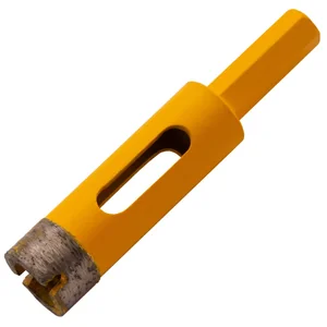 Denzel Сверло алмазное по керамограниту, 16 мм, мокрая резка, трехгранный хвостовик 72677