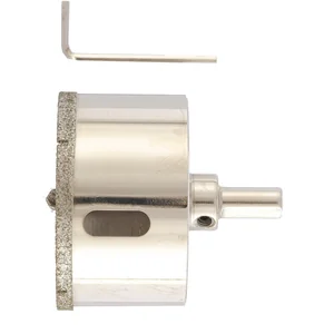 Matrix Сверло алмазное по керамограниту, 68 х 67 мм, трехгранный хвостовик 726683