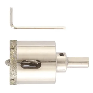 Matrix Сверло алмазное по керамограниту, 40 х 67 мм, трехгранный хвостовик 726403