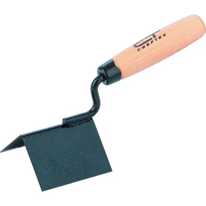 Сибртех Кельма угловая, 80 х 60 х 60 мм, стальная, для внешних углов, буковая ручка 86311