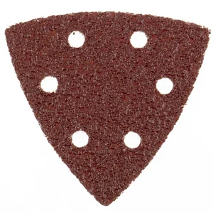 Matrix Треугольник абразивный на ворсовой подложке под "липучку", перфорированный, P 240, 93 мм, 5 шт 73866