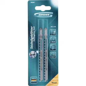 Gross Полотна для электролобзика по дереву, 2 шт, ( 3180 ) 78281