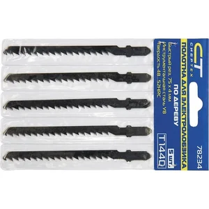 Сибртех Полотна для электролобзика по дереву, 5 шт, T111C, 75 х 3 мм 78235