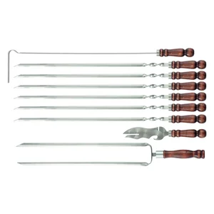 Palisad Набор шашлычный 9 предметов в сумке, Camping 69680