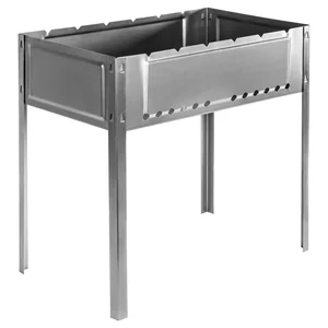 Palisad Мангал облегченный с ребрами жесткости 500 х 300 х 500 мм, Россия Camping 69544