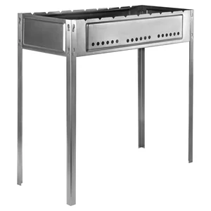 Palisad Мангал с ребрами жесткости 700 х 300 х 700 мм, Россия Camping 69548