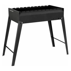 Palisad Мангал сварной, 605 х 375 х 138/640 мм, сталь 2 мм, Camping 69668