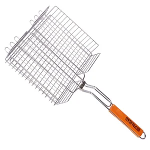 Palisad Решетка гриль 260 х 320 х 65 мм. объемная хромированная Camping 69554