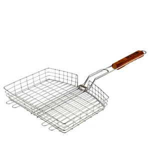 Palisad Решетка гриль 305 х 235 х 55 мм, объемная, хромированная Camping 69559