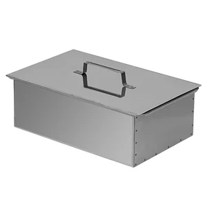 Palisad Коптильня двухъярусная 420 x 270 x 175 мм, нержавеющая сталь, 0.8 мм. с поддоном, Россия Camping 69528