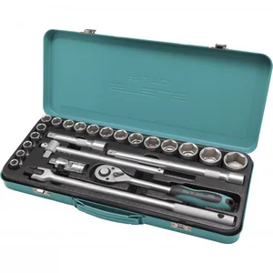 Stels Набор торцевых головок с трещоткой 1/2", 24 предмета 13578