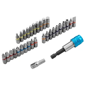 Gross Набор бит, магнитный адаптер, сталь S2, пластиковый кейс, 32 предмета 11363