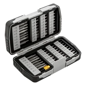 Matrix Набор бит, магнитный адаптер, CrV, пластиковый кейс, 64 шт. 11327