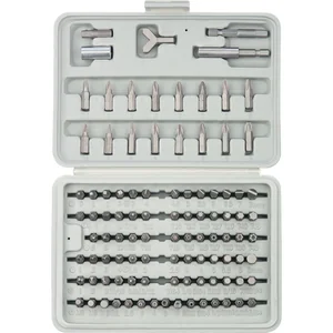 Sparta Набор бит, адаптеры для бит, CrV, 100 предметов, пластиковый кейс 113975