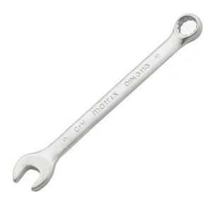 Matrix Ключ комбинированный, 9 мм, CrV, матовый хром 15105