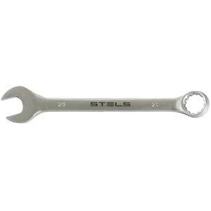 Stels Ключ комбинированный, 25 мм, CrV, матовый хром 15227