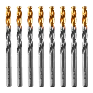 Denzel Сверло по металлу, 7,5 мм, HSS-Tin, Golden Tip, 8 шт. 717218