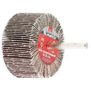 Matrix Круг лепестковый для дрели, 60 х 20 х 6 мм, P 80 74114