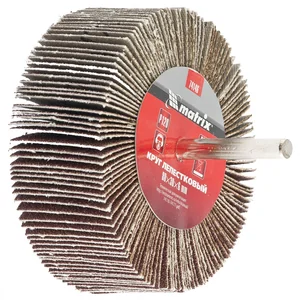 Matrix Круг лепестковый для дрели, 80 х 30 х 6 мм, P 80 74144