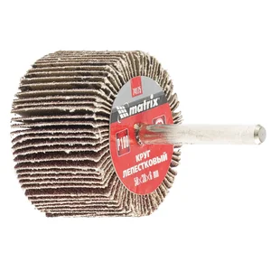 Matrix Круг лепестковый для дрели, 50 х 30 х 6 мм, P 100 74175