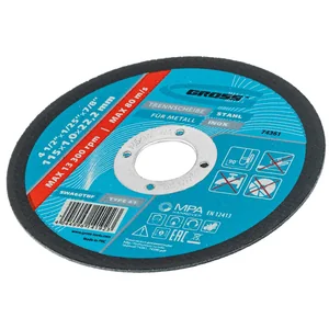 Gross Круг отрезной по металлу, 115 х 1 х 22 мм 74361