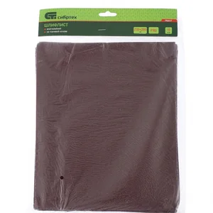 Сибртех Шлифлист на тканевой основе, P 80, 230 х 280 мм, 10 шт, влагостойкий 756417